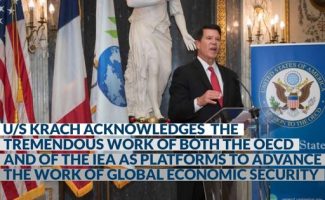 Under Secretary of State Keith Krach travels to France for OECD & IEA Meetings