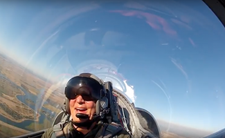 Keith Krach Pulls 6 G’s in Fighter Jet