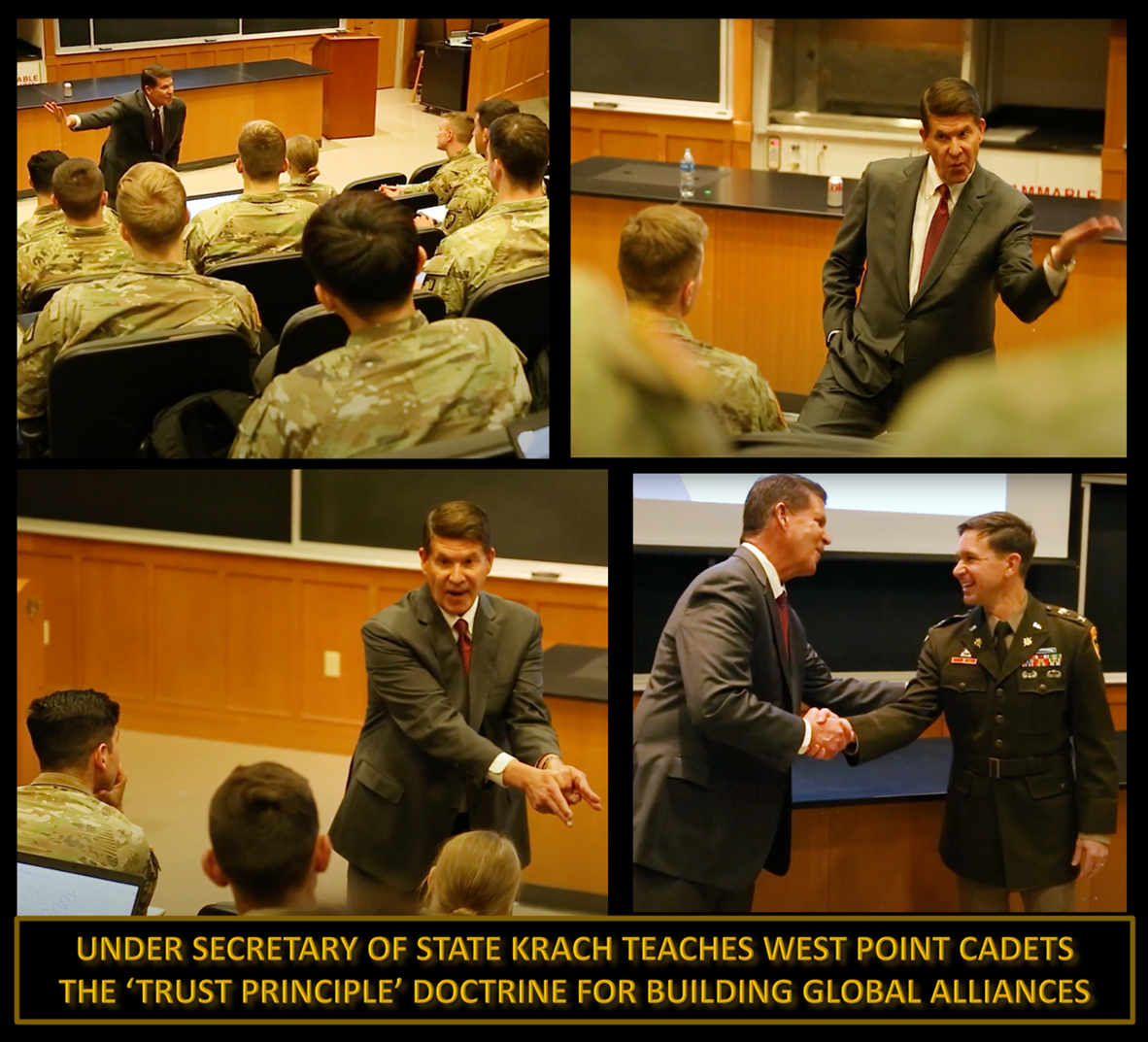 2022 Nobel Peace Prize Nominee Keith Krach​​ Equips West Point Cadets with ‘Trust Principle’ Doctrine for Defending Freedom