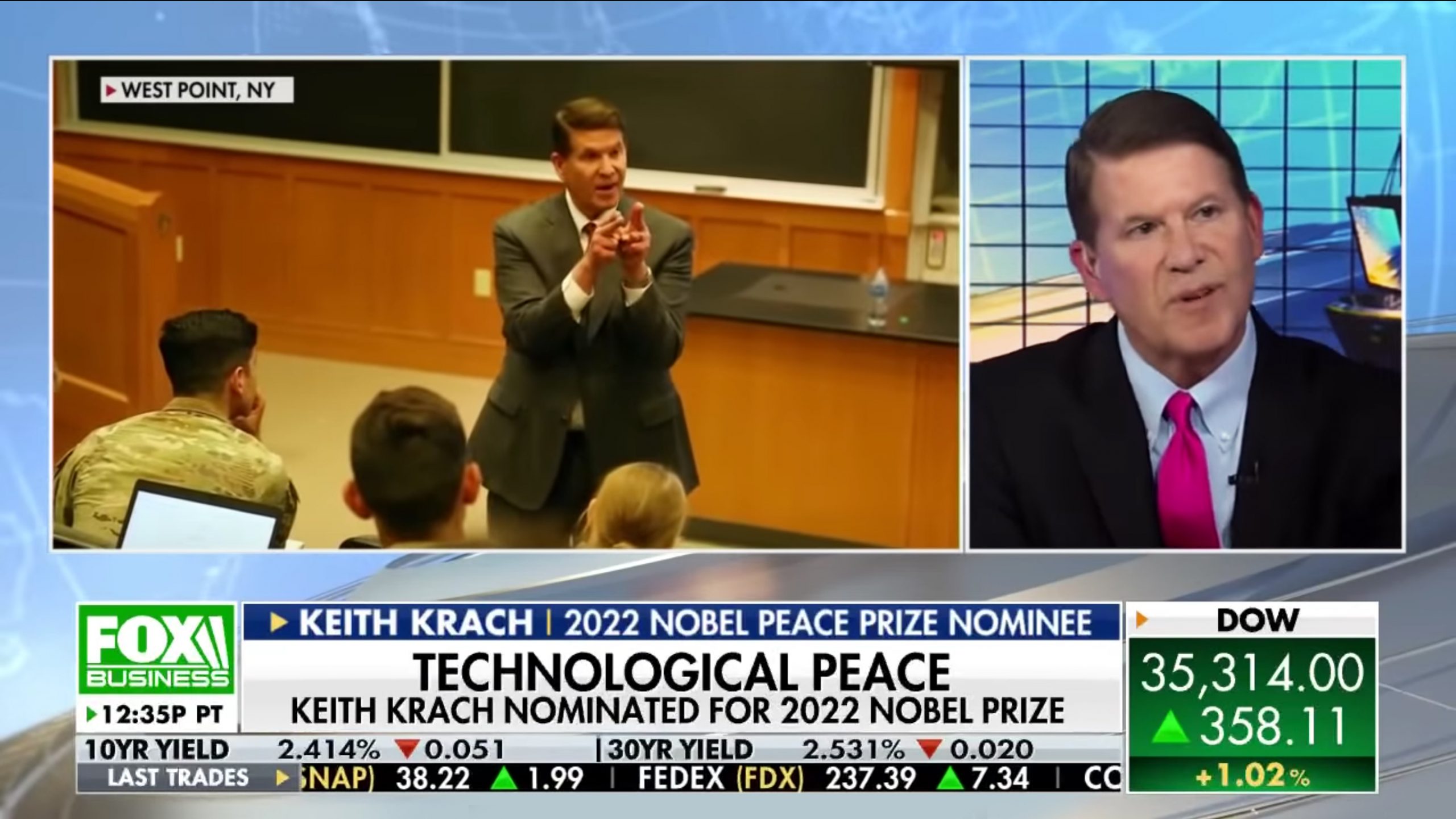 Keith Krach Nominated 2022 Nobel Peace Prize ‘Trust Doctrine’ to Advance Freedom