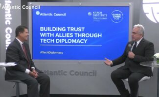 Keith Krach and Kurt Campbell discuss building trust with allies through trust principle