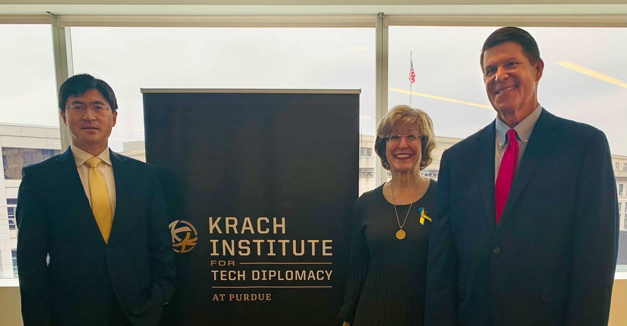 Krach Institute for Tech Diplomacy at Purdue Opens in Honor of 2022 Nobel Peace Prize Nominee Keith Krach