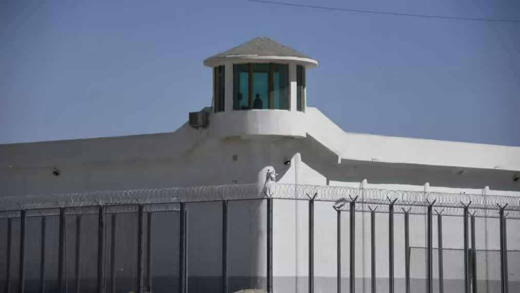 China watchtower Uyghur prison