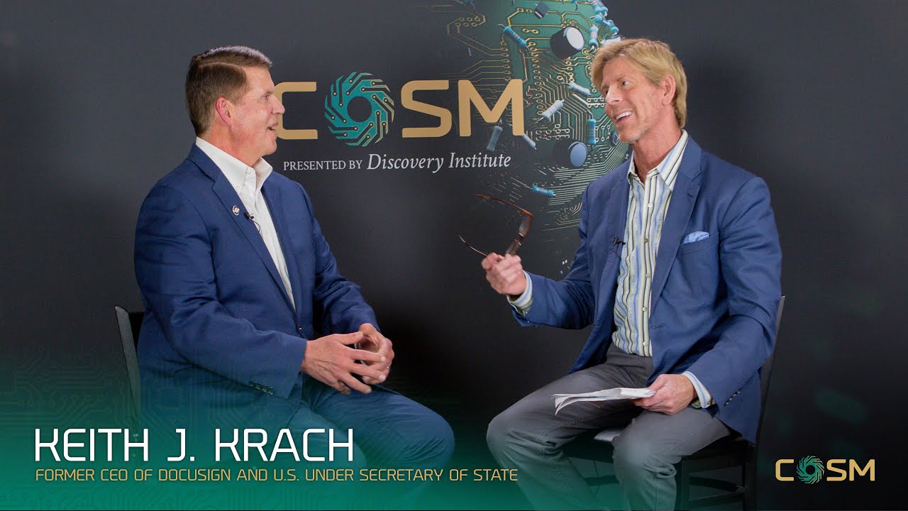 Keith Krach with Jay Richards COSM 2022