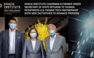 Tech Diplomat Keith Krach Returns to Taiwan