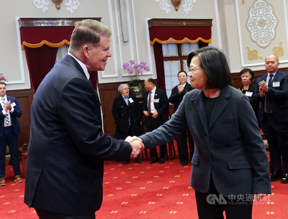 President: Actively Resolve Taiwan-US Double Taxation and Deepen Supply Chain Partnership